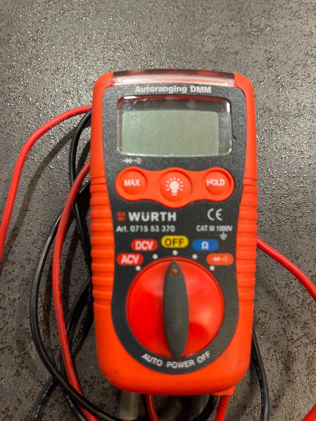 WÜRTH MINI DIGITAL-Multimeter Art.-Nr. 071553 370 (Gebraucht) in Zürich ...