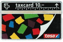 Taxcard 212L_23338 TESA Bandfix Bergdietikon 500 Ex ungebr.
