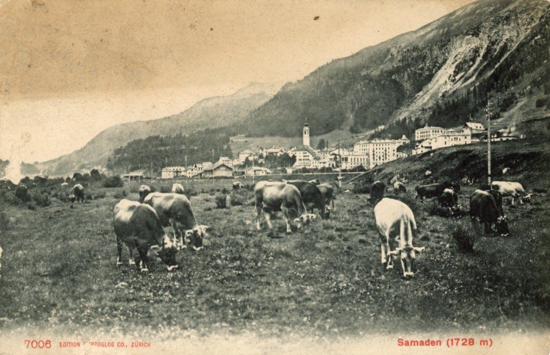 Cartoline postali: Samaden   GR     um 1916 – Usato da Brig venduto da Valcards54