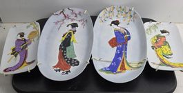 Geisha Teller Royal Ceramics Japan / Rosenthal Germany  1970