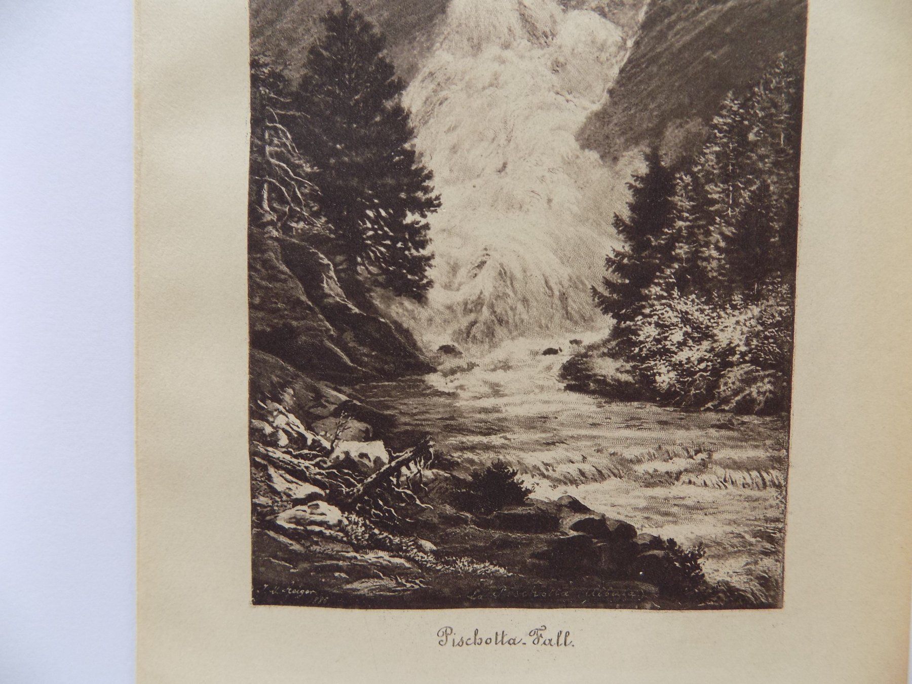 Gravures: Pischottafall Albula Route – D'occasion à Risch par Rischli15 1