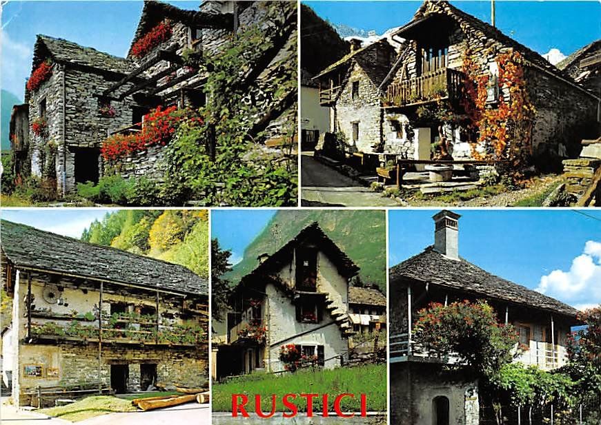 Ansichtskarten: TI - Tessiner Rustici – Gebraucht aus Ottikon b.Kemptth. von Neptun1974