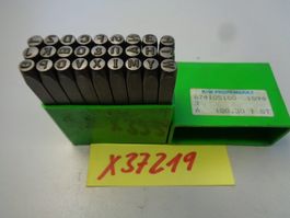 STEMPA Schlagbuchstaben 3mm, A-Z (neuwertig)