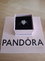 Original Pandora Charm, Herz mit Zirkonia, wie neu, Top!