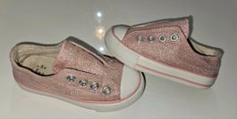 Glitzer Turnschuhe, Gr. 24, Rosa - Perfekt für den Frühling!