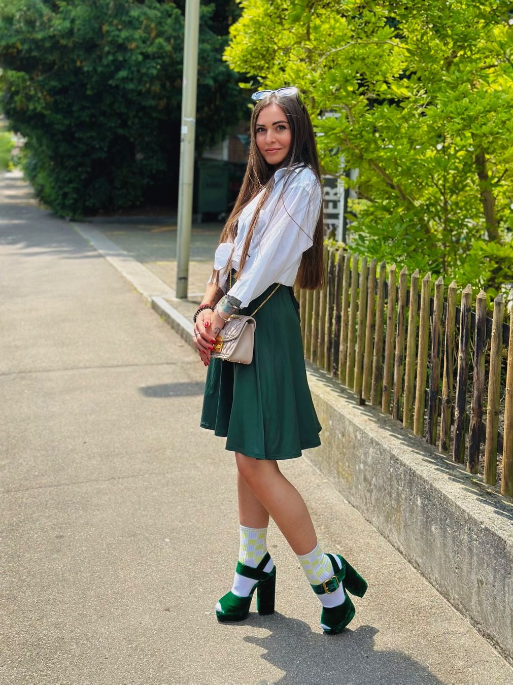 Prada Scarpe da donna: Prada  Velvet Sandalen – Usato da Schaffhausen venduto da Nadiuna 7