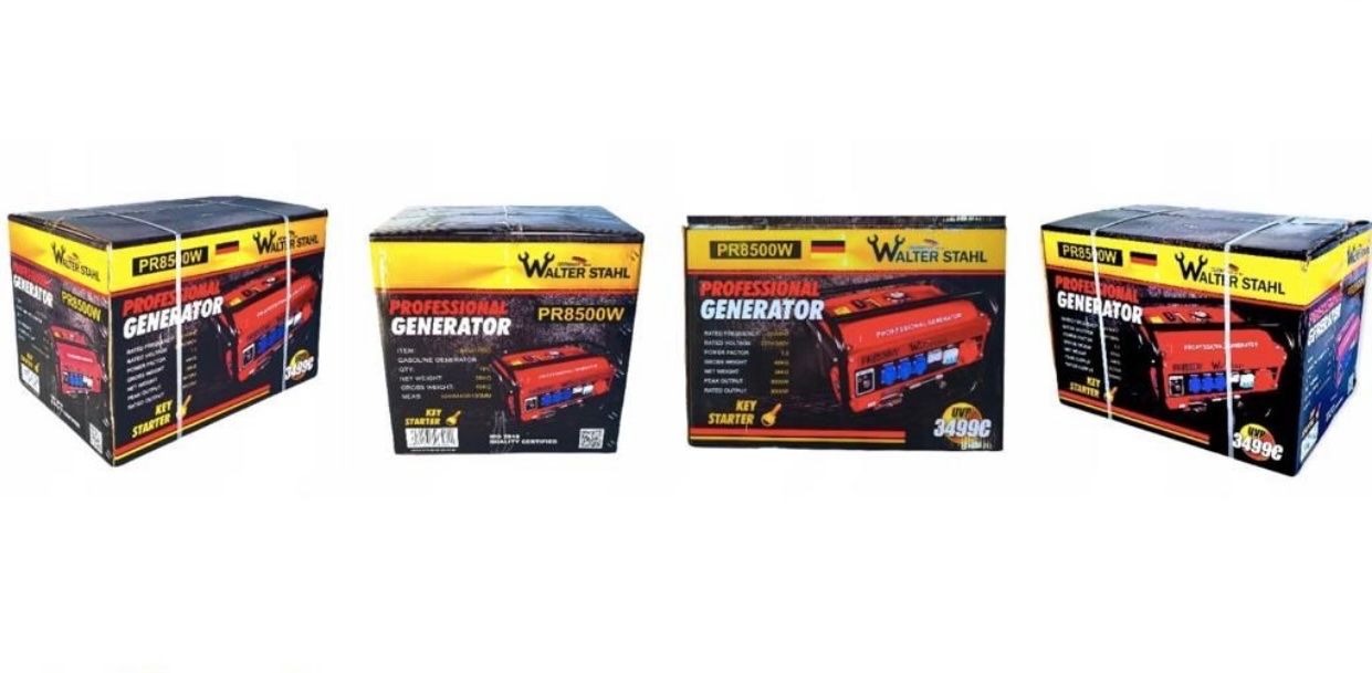 Generatori di corrente: Stromgenerator, Stromerzeuger 8500WE🔑E-Start – Nuovo e nell'imballaggio originale da Winterthur venduto da lulu0128 3