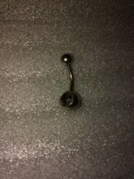 BAUCHNABEL PIERCING,,,SILBER FARBE,MIT LELA STEIN