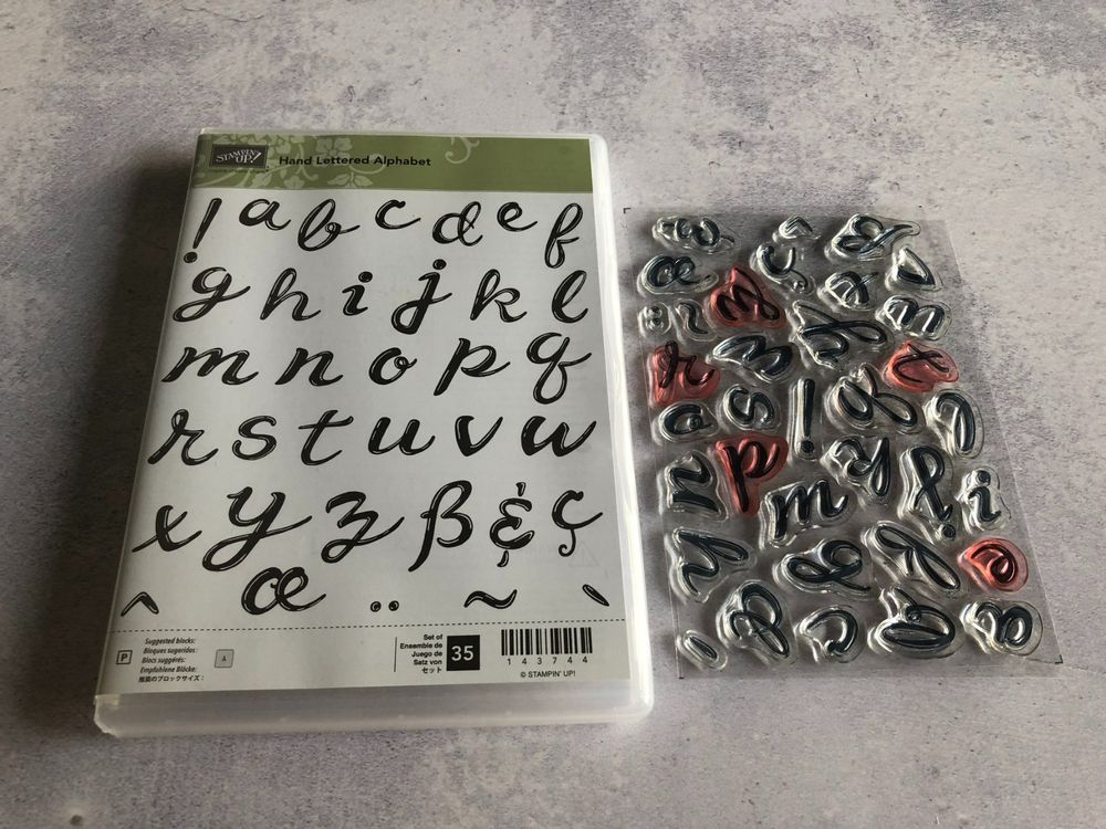 Hand Lettered Alphabet - Stampin Up A (Gebraucht) in Neukirch (Egnach ...