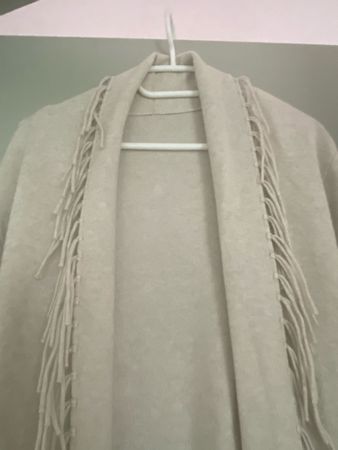 Strickmantel beige Gr 42