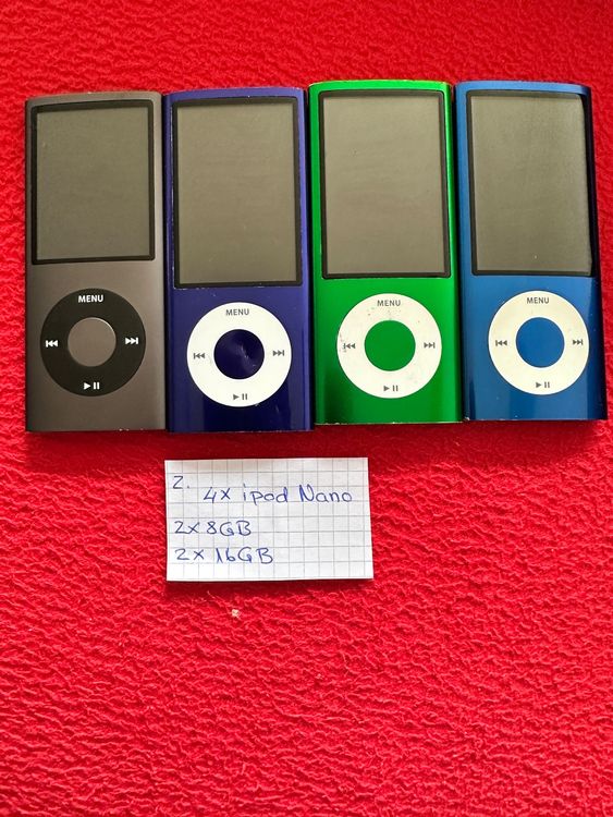 4 x IPod Nano Kaufen auf Ricardo