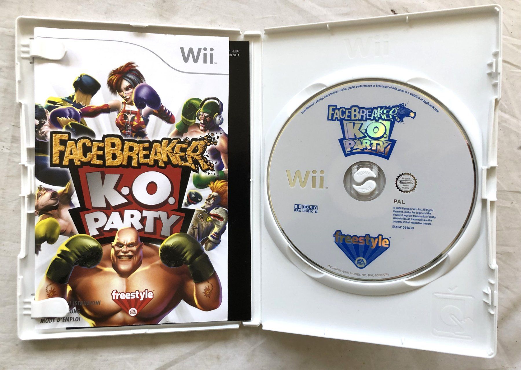Nintendo Giochi: Nintendo Wii - FaceBreaker K.O. Party – Usato da Schaffhausen venduto da durruti 1