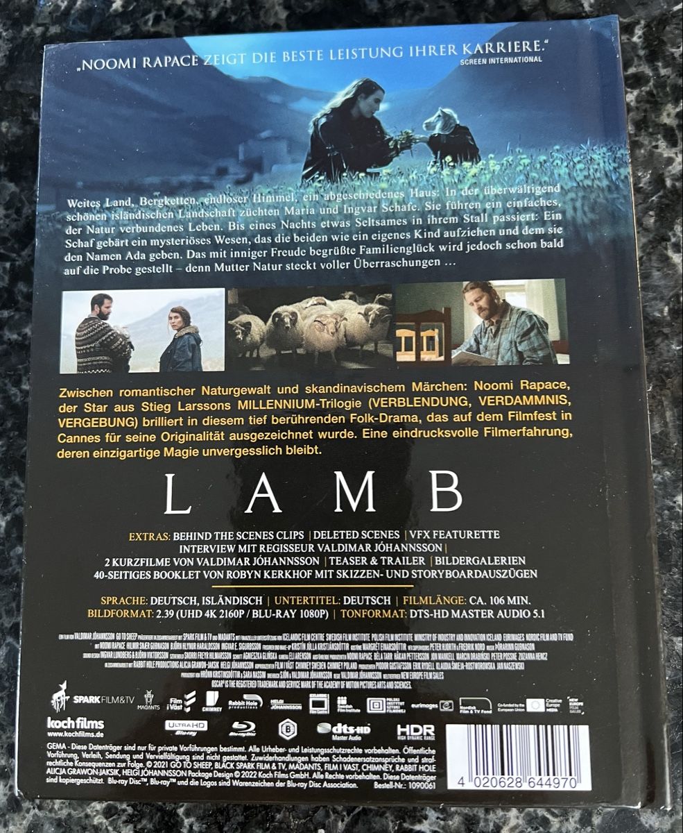Tutti i DVDs: Lamb 2 Disc 4K Mediabook – Nuovo (secondo la descrizione) da Buckten venduto da Dominoluna 1