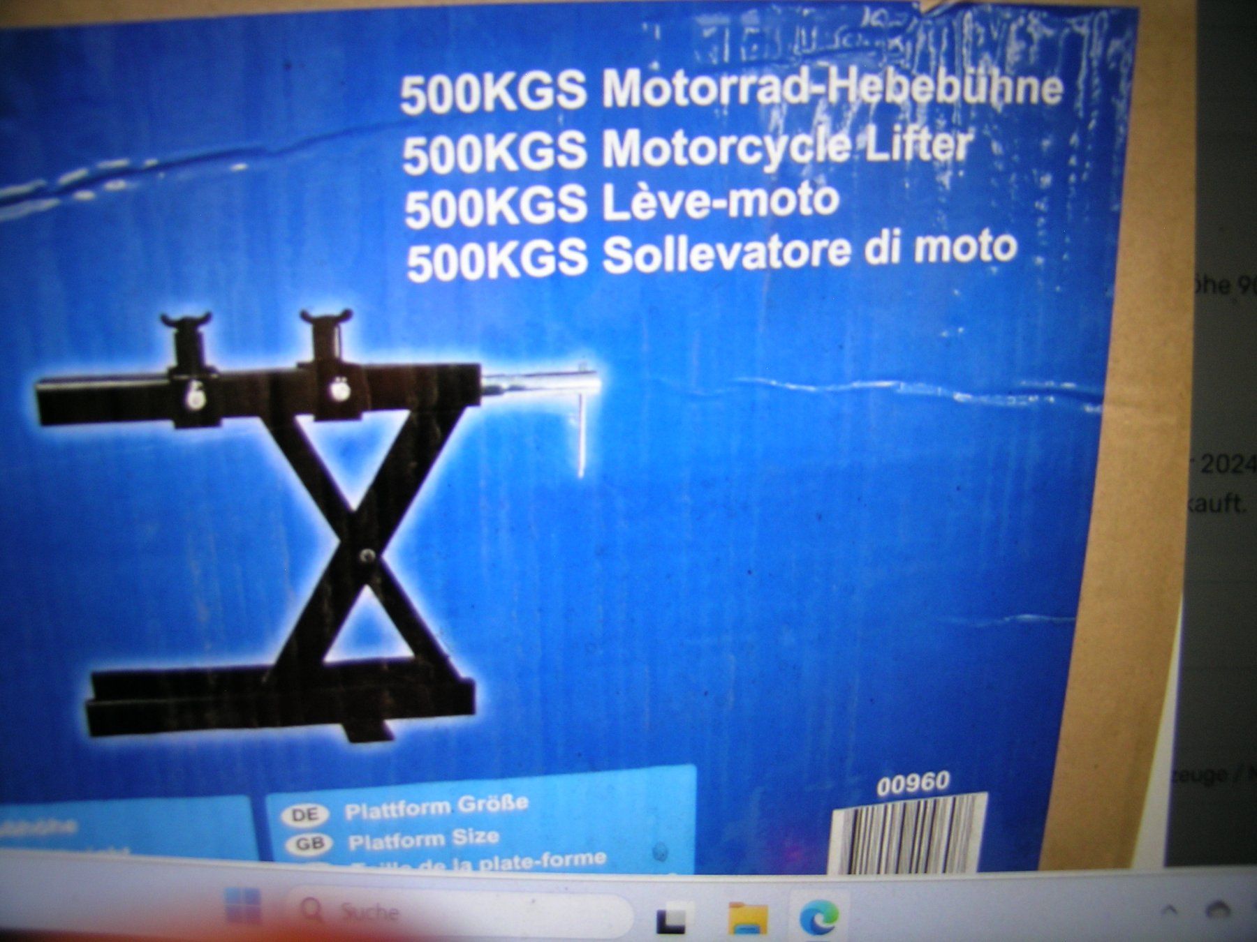 Piattaforme elevatrici: MOTORRAD HEBEBÜHNE /NOCH 3 STÜCK – Nuovo e nell'imballaggio originale da OBERSTETTEN venduto da simba0810
