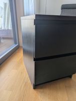 IKEA MALM Bedside Table Black