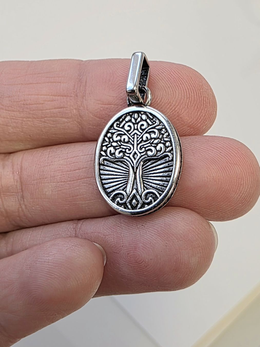 Pendentifs: Lebensbaum Anhänger Silber 925 – Neuf (Voir description) à Madetswil par triforuz 3