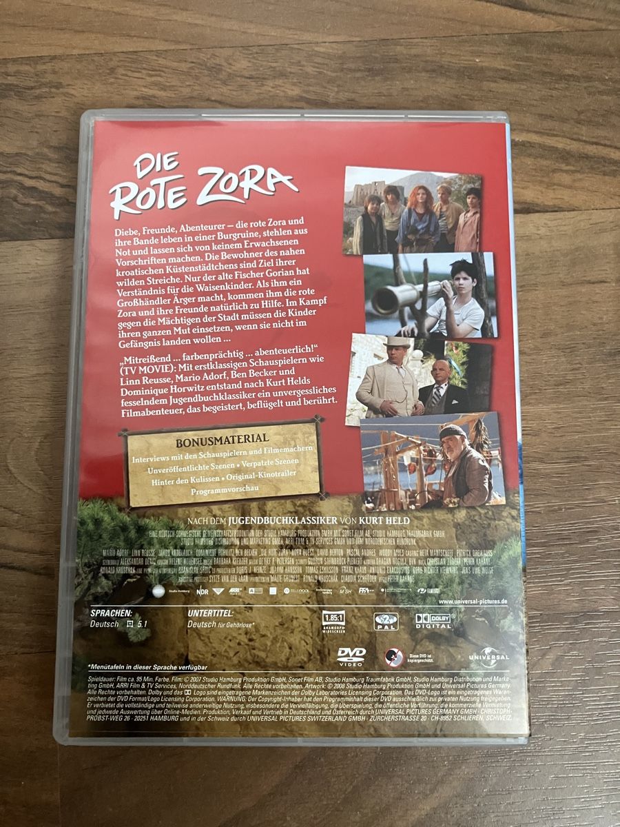 Alle DVDs: Die rote Zora  – Neu (gemäss Beschreibung) aus Bözberg von Sape9192 1