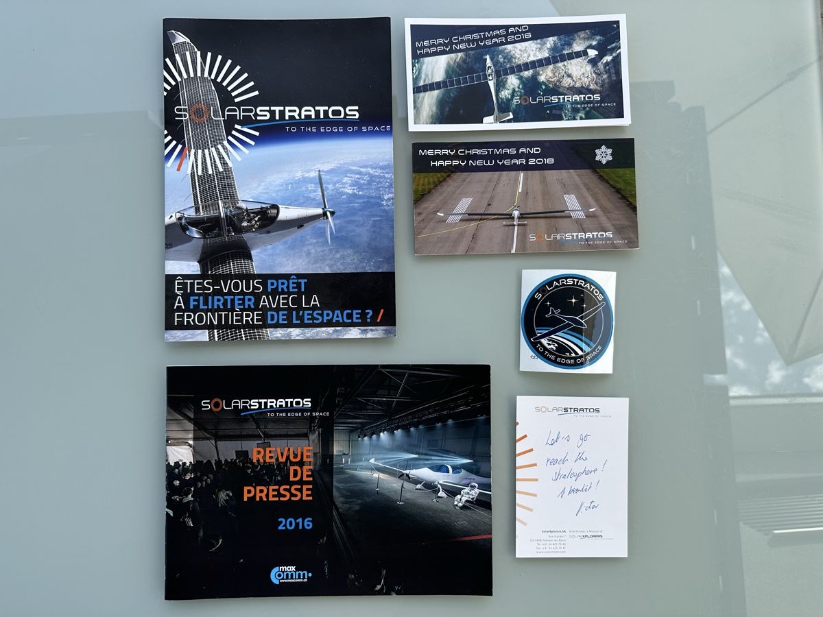 Autografi: Brochures SolarStratos avec autographes – Nuovo (secondo la descrizione) da Promasens venduto da Toblerone83