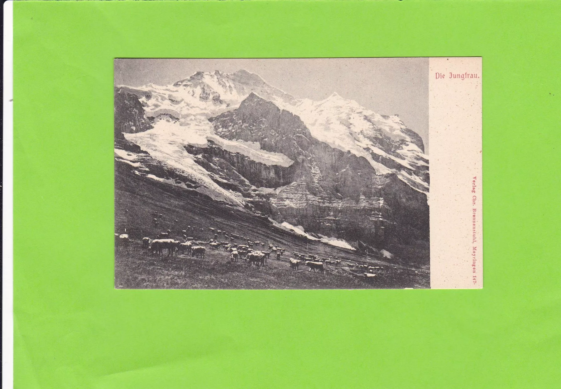 Ansichtskarten: Die Jungfrau – Gebraucht aus St. Peterzell von neckertal