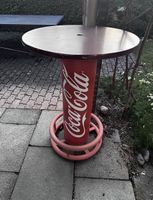 Retro Stehtisch Coca Cola /  Rot / Metall 