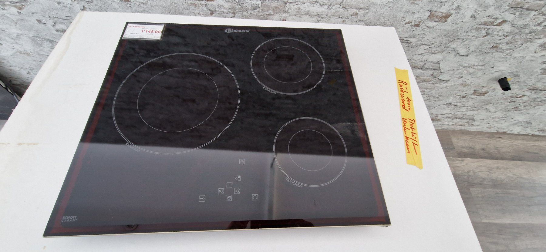 Bauknecht Cucine: Glaskeramik Feld Bauknecht – Nuovo (secondo la descrizione) da Niederbipp venduto da Trude04