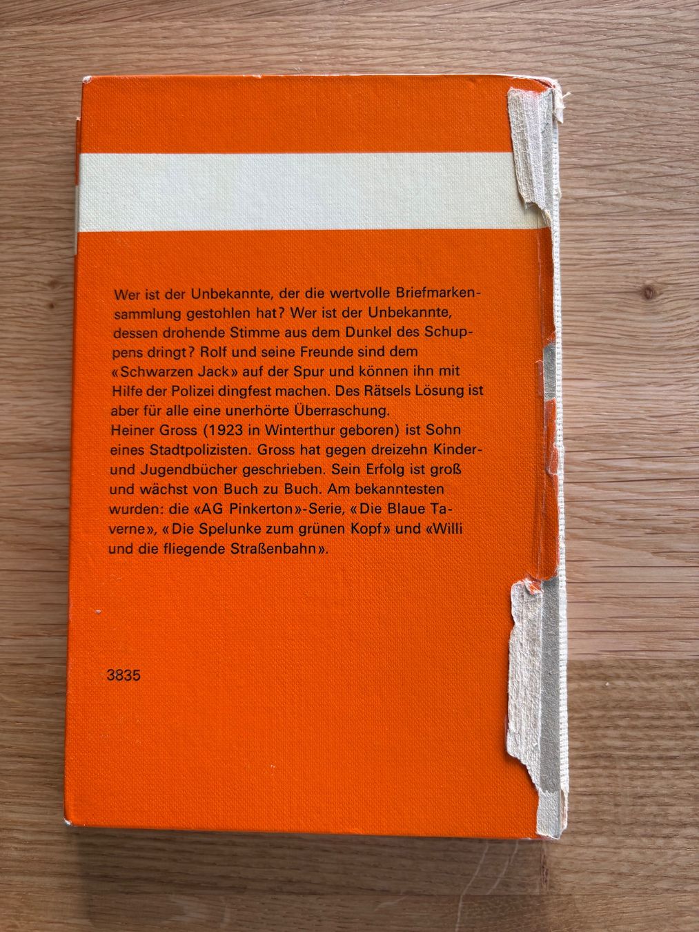 Bücher: Heiner Gross - Der schwarze Jack, Jugendbuch Klassiker – Gebraucht aus Wettswil von nobelii 1