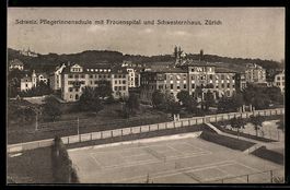 Zürich, Pflegerinnenschule mit Frauensp