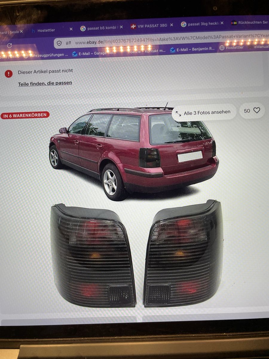 VW Tutti pezzi di ricambio auto: Heckleuchte Passat  – Nuovo e nell'imballaggio originale da Ottikon venduto da Mopariat