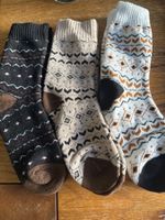 3x Kuschelsocken - flauschig weich-Wohlfühlen- Zeit für Dich