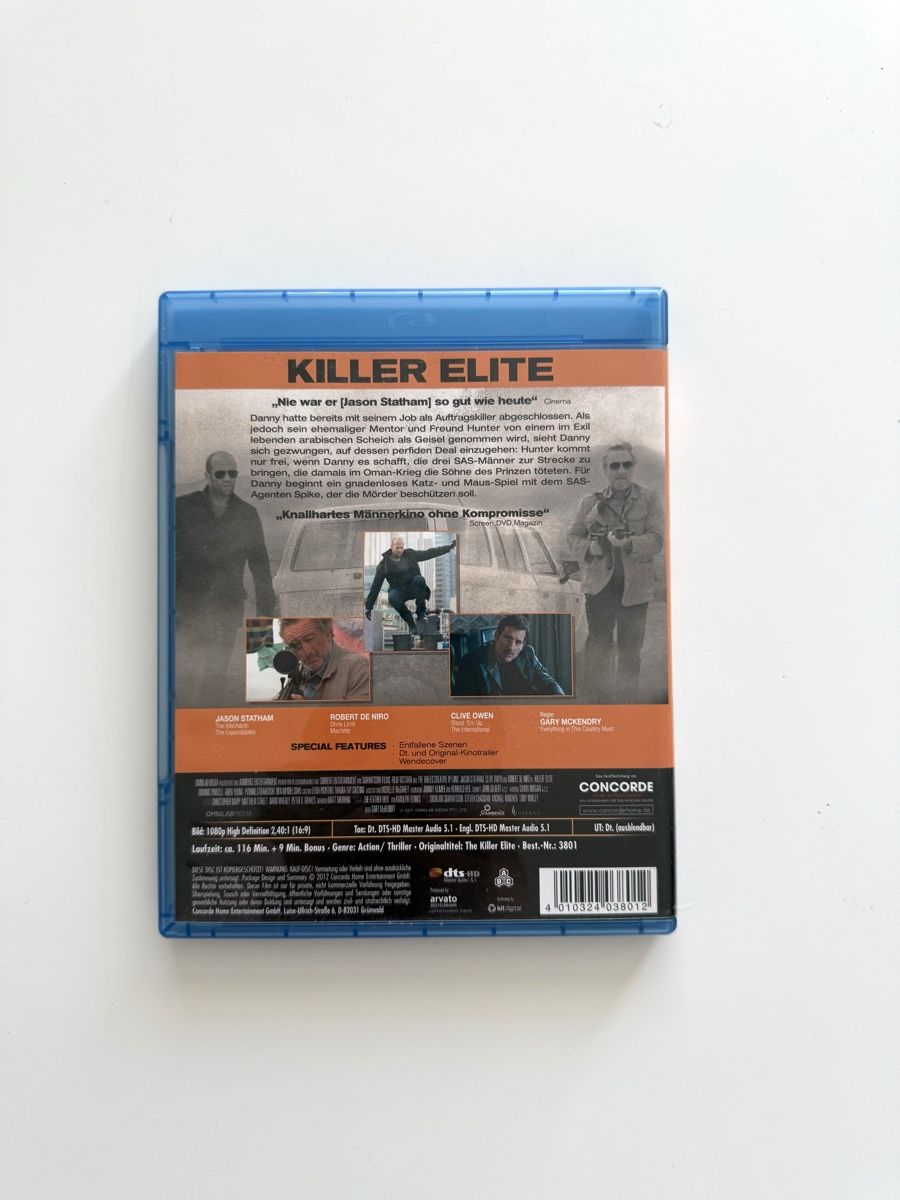 Tutti i DVDs: Killer Elite Blu-ray , Jason Statham – Usato da Couvet venduto da Aura_aura 2
