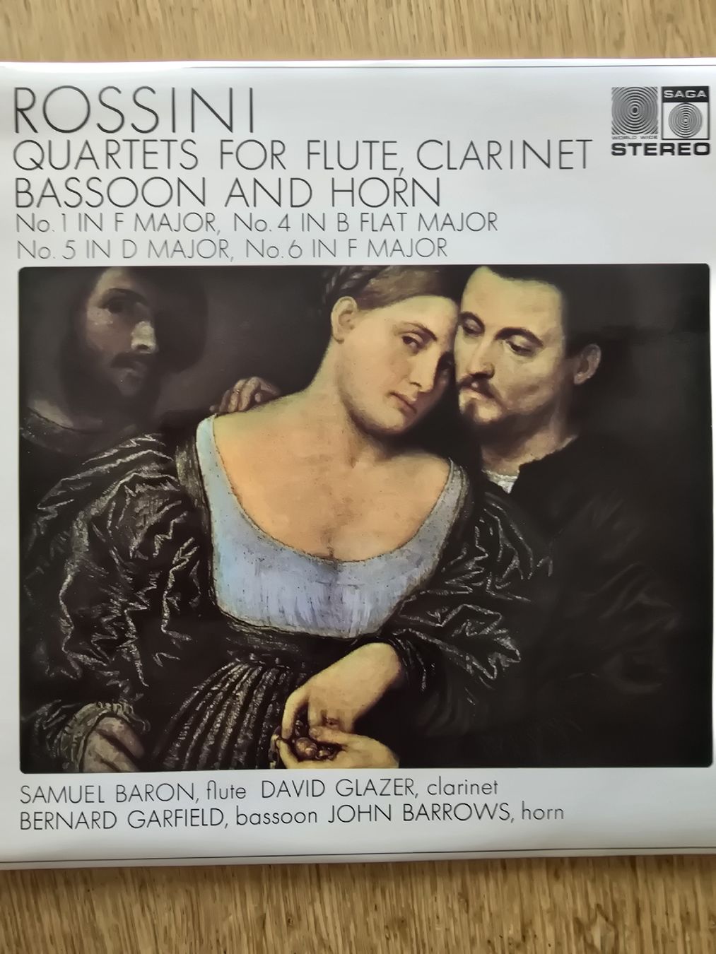 Dischi in vinile: Rossini Quartets for Flute, Clarinet ... – Usato da Hedingen venduto da mickway
