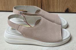 Sandalen Damen Leder Grösse 38 Rosa neu