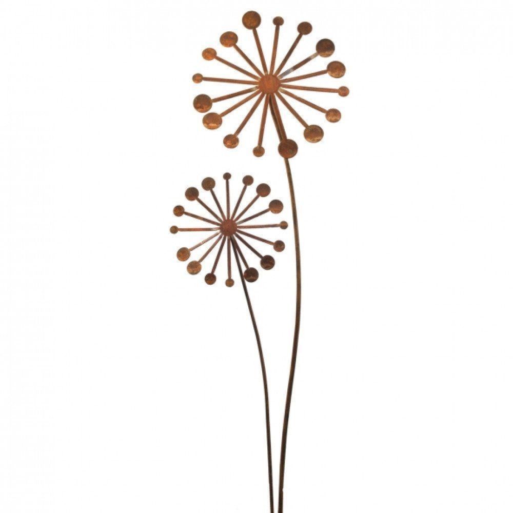 Tutte le decorazioni: 2er Pusteblume Rost Eisen 134cm – Nuovo e nell'imballaggio originale da Matzendorf venduto da Gartendeko-Shop