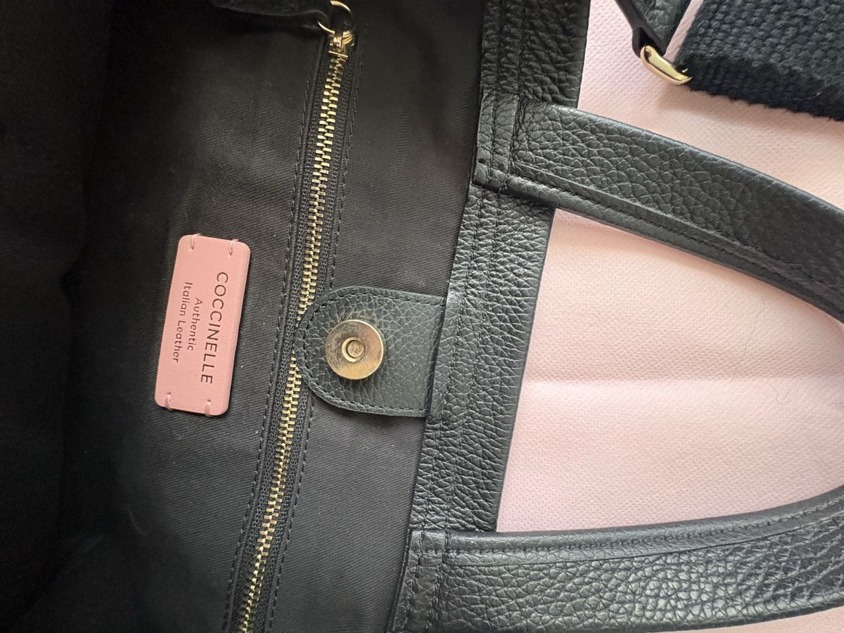 Coccinelle Taschen: Coccinelle Handtasche schwarz Leder – Gebraucht aus Zürich von Otac 2