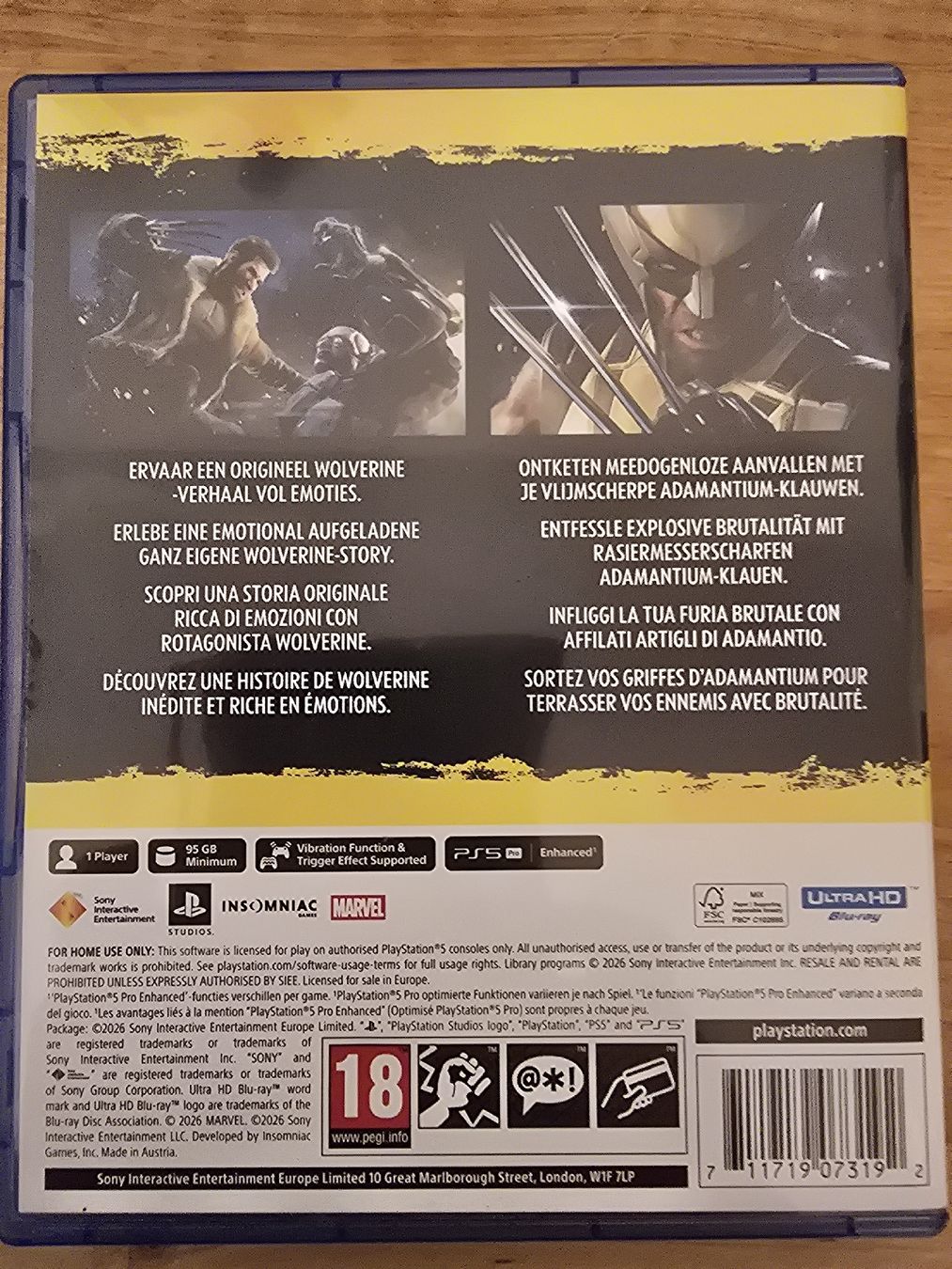 Sony Spiele: Marvel's Wolverine | PS5 – Gebraucht aus Basel von nadine311 1