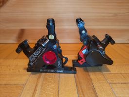 ZRACE teilhydraulische Scheibenbremsen Flat Mount