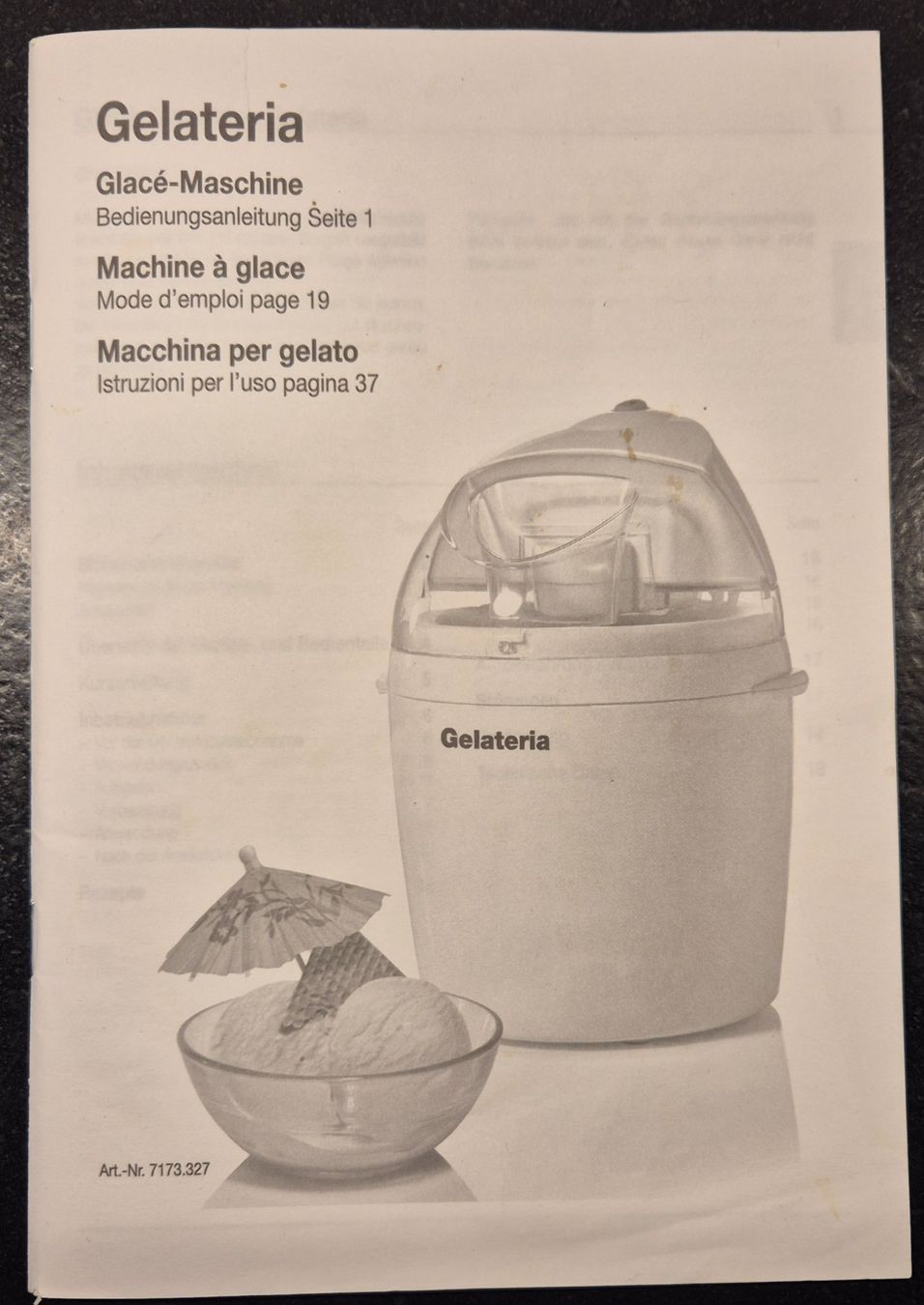 Migros Elettrodomestici da cucina: Sorbetière "Gelateria" – Usato da Villars-sur-Glane venduto da Verocac 3