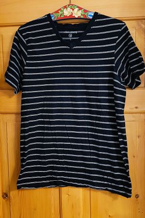 Bequemes Herren-T-Shirt, Gr. L, 100 % Baumwolle, John Adams