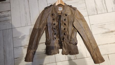 Pepe Leder Jacke Damen Echt Leder XS Damen bis 165cm