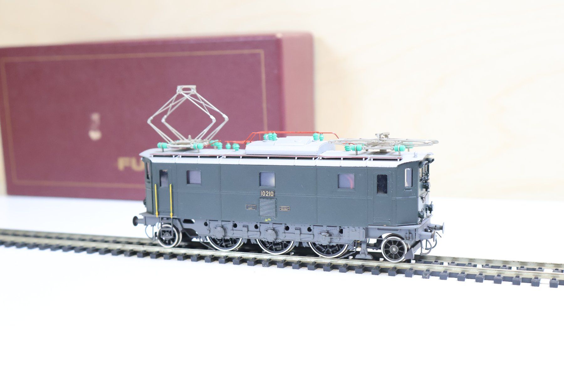 Fulgurex Modellini di ferrovie: Fulgurex SBB E-Lok Ae 3/5 - H0 DC Messing – Usato da Winterthur venduto da Monstera 6