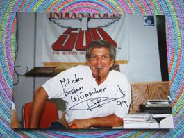ROGER BENOIT FORMEL1 REPORTER AUTOGRAMM (MIT STUMPEN) ANTIK