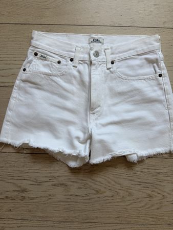 Polo Ralph Lauren White Denim Shorts - Size 26 Summer!