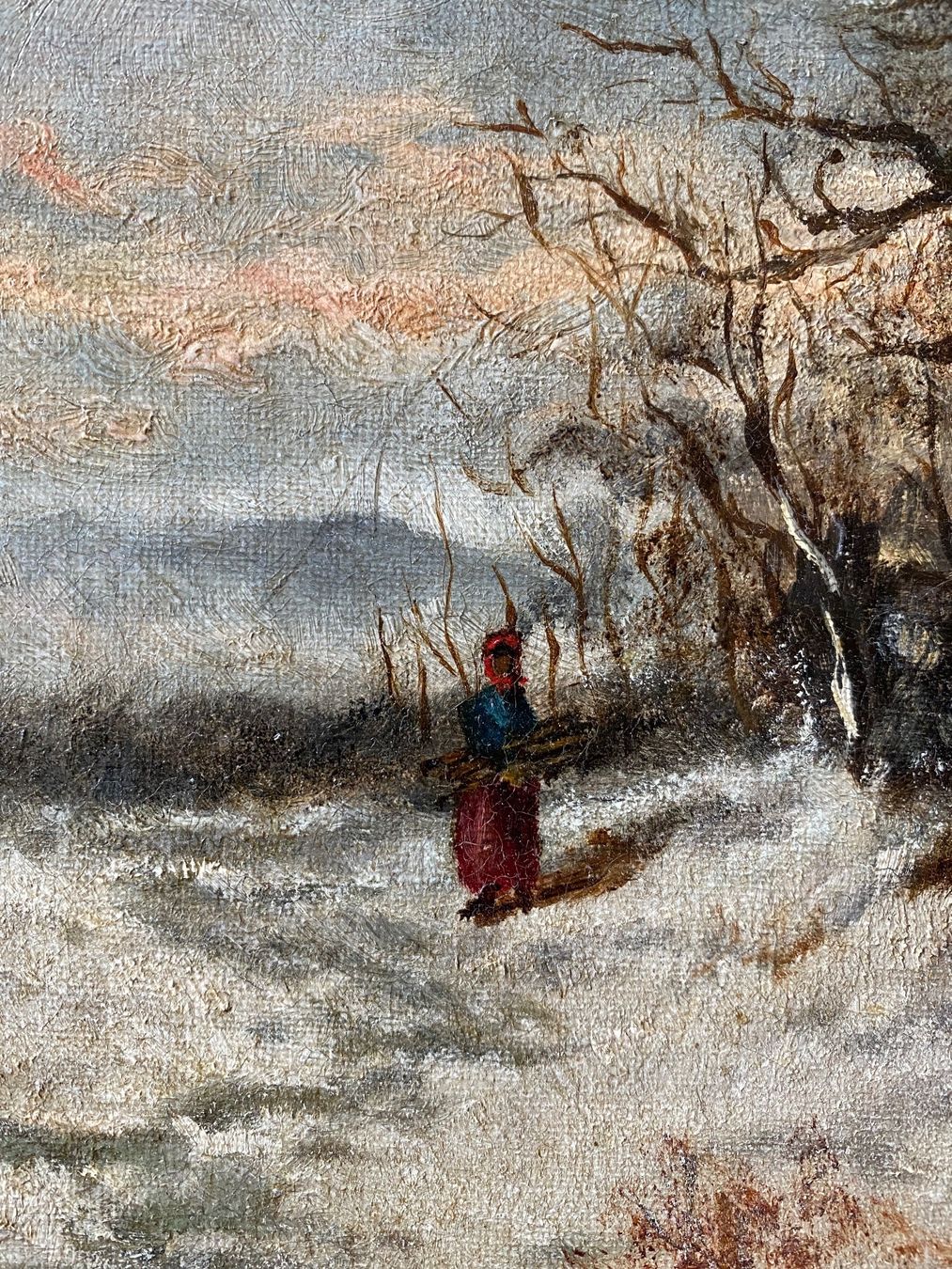 Dipinti: Winterlandschaft im Prunkrahmen – Usato da Zürich venduto da leo0105 2