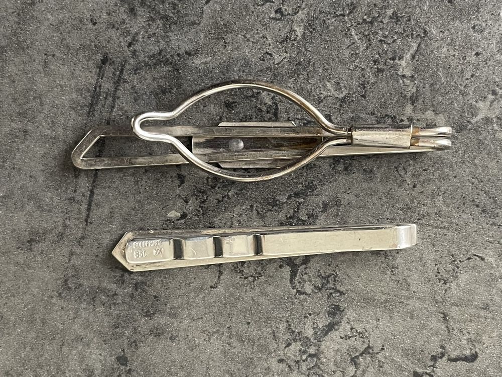 Pince à Cravate Vintage KREMENTZ USA – Mouche Pêche, Rouge, Collection