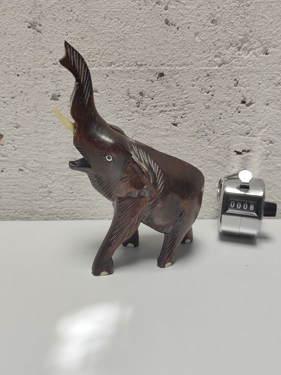 Solarleuchte Elefant Aus Harz – Deko & Beleuchtung Für Garten & Terrasse, 25 Cm, Wetterfest, Automatisch