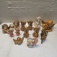 Konvolut Engel Figuren Kerzenhalter Dekoration 13 Stück..😇