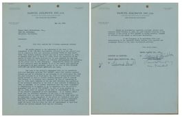 Edward Small (1891-1977) Produzent - Autogramm Vertrag