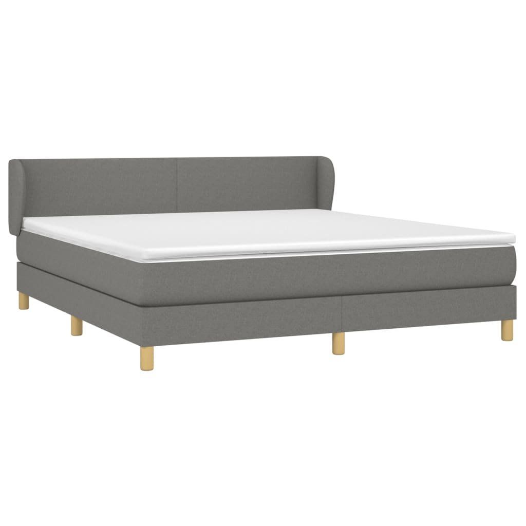 Betten: Boxspringbett mit Matratze Dunkelgrau 180x200 cm Stoff – Neu und originalverpackt aus Zug von Cheap-Shop 1