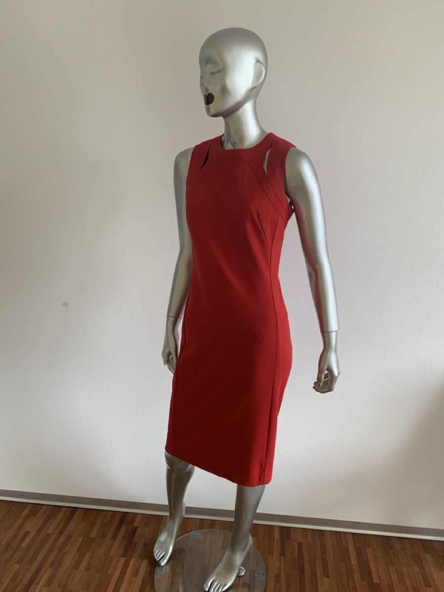 Akris Vestiti: AKRIS: Chices rotes Etui-Kleid mit Cutout, 38 – Nuovo (secondo la descrizione) da Luzern venduto da paulablue 5