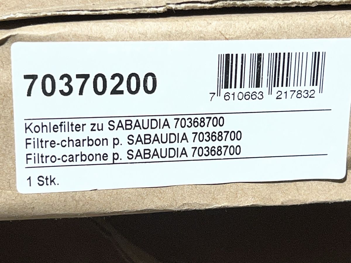 Ventilation: Kohlefilter SUPREX Aktiv-Kohlefilter 200mm neu – Neuf avec emballage d'origine à Wettingen par Kawasaki987 1